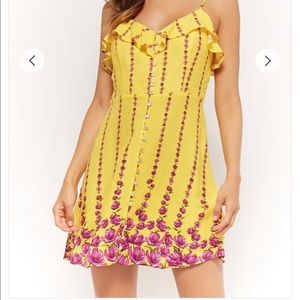 Brand new forever 21 floral button dress